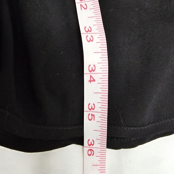 🌞Rabens Saloner Black Boxy Dolman Sleeve Viscose Tunic Kaftan Dress Pockets S/M - Picture 12 of 12